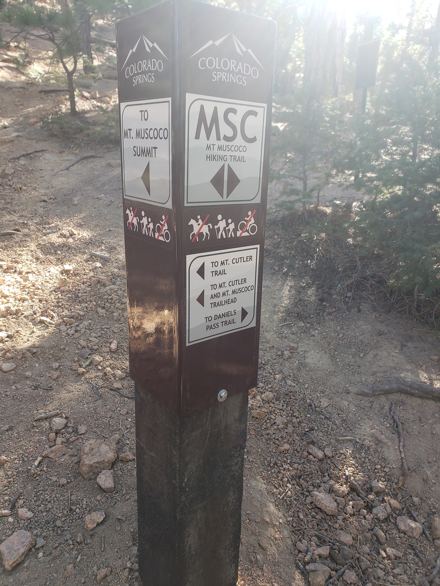 Trail marker